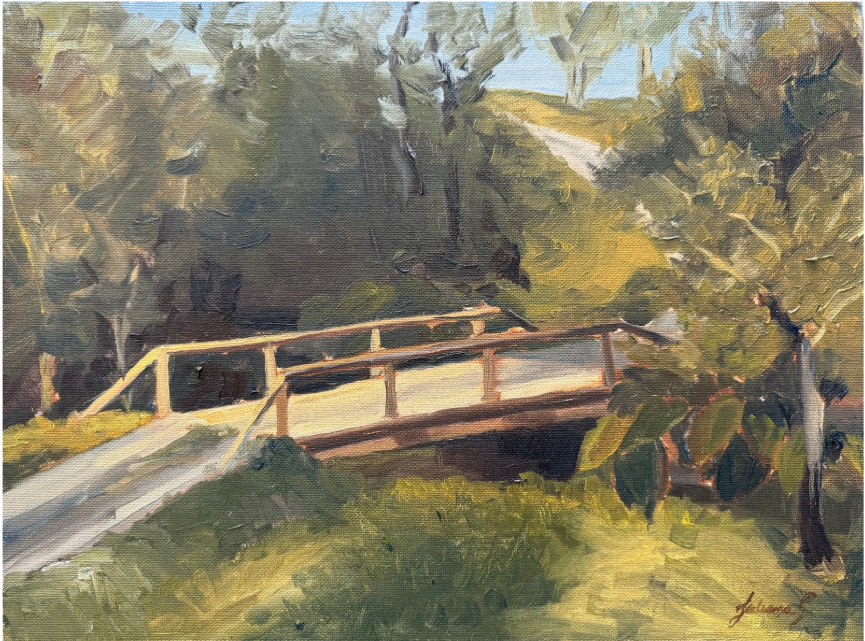 Pintura ao ar livre Ponte de Urubici